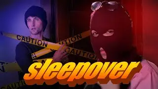 Sneaking into our school to have a sleepover