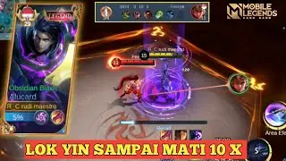 LOK YIN SAMPAI MATI 10 X GA BAHAYA TA‼️BUILD TERSAKIT ALUCARD 2023|MOBILE LEGENDS