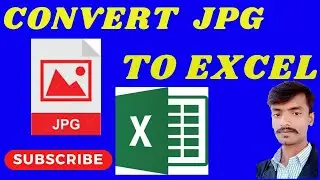 Convert JPG to excel|How to convert jpg file to excel in mobile