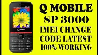 Q Mobile SP3000 IMEI change code 100000% work