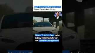 Elon Musk Sues Indian Company/ Startup News Day 1