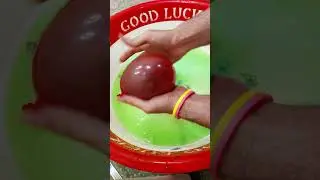 Trying To POP The Balloon ASMR 🌈 #satisfying #asmr #shorts #balloon