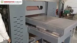 Table Type Buffing Machine Supplied at Burgen Pipe Support Pvt. Ltd., Chennai.