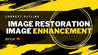 image restoration vs image enhancement | DIP بالعربي