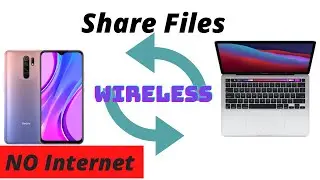 How to share files Mac To Android Phone Wirelessly | Share files android to Mac wirelessly