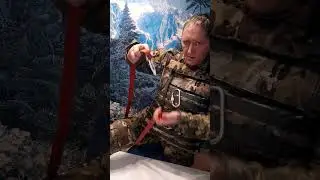 Наложение ЖКС на ногу с использованием трекера и фиксатора #жгуты #турникеты