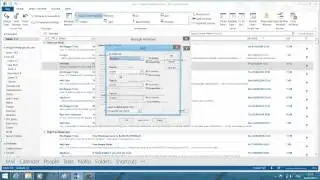 Create custom views for unread message with sort order in Outlook 2013