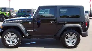 2010 JEEP WRANGLER RUBICON 2 DOOR TWO DOOR 6 SPEED WALK AROUND REVIEW SOLD! 8687
