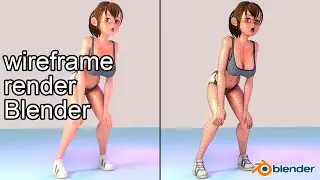 Como visualizar la malla en tus renders - Blender 2.93.4