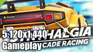 SYNTHALGIA: Retro Arcade Racing Ultrawide Gameplay [5120x1440] [32:9]