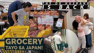Ang Pagbabalik ni Mister!! + Tara grocery tau sa Japan