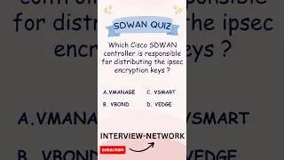 Which sdwan controller distribute encryption keys | cisco sdwan 