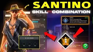 Santino character Best combination 2024 | Best character combination in free fire | Santino Ability
