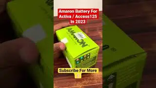 Amaron Battery For Activa / Access125 In 2023