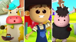 เสียงสัตว์ | การเรียนรู้วิดีโออนุบาล | การ์ตูน | เพลงเด็ก