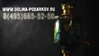 Дровяной расписной самовар "Натюрморт"
