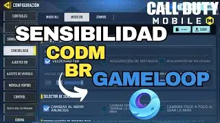 ✅SENSIBILIDAD EN CALL OF DUTY MOBILE PARA PC BATTLE ROYALE  | EMULADOR GAMELOOP  |  actualizado 2024