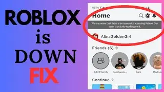 Roblox is Down | Error: We are aware that there is an issue with accessing Roblox 