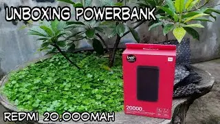 Unboxing power bank redmi 20.000mah!!!