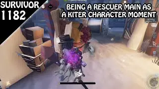 When there is no rescuer in the team - Survivor Rank #1182 (Identity v)