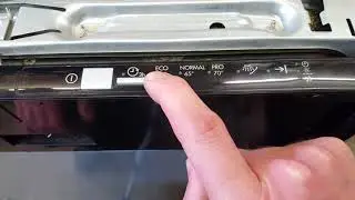 Reading Aeg dishwasher error code and resetting of error code