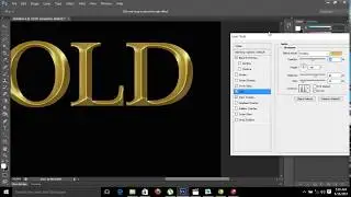 how to create Gold Text Effect in Photoshop CS6