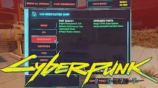 Cyberpunk 2077 - Vehicle Tuning/Modification Shop Mod