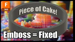 How to Fix Reversed/Backwards Text or Text on the Wrong Face When Using Emboss Tool in Fusion 360