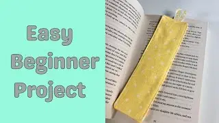 How To Sew A Material book mark