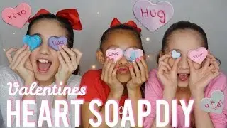 DIY HEART SHAPED SOAP | Reese and Riley