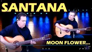 MOON FLOWER Santana "Instrumental Guitar" Performance by John Gilliat Zoom 2021