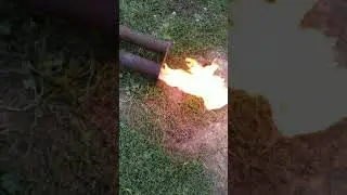 Газогенератор. Газ из автомобильных покрышек.