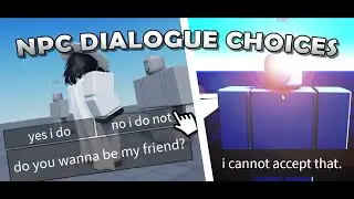Simple NPC Dialogue in Roblox Studio - Part 2 // Dialogue Choices
