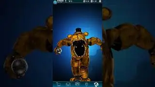 Unwithered Golden Freddy FNaF AR Workshop Animation