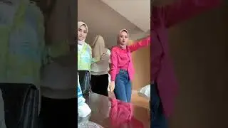 tiktok jilbab baju pink tembak - tembak id. adel.hsb