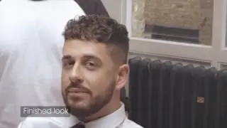Men haircut for curly hair