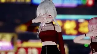 【MMD】EVERGLOW - Dun Dun【TDA Haku x Luka x Miku】KPOP