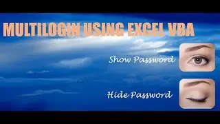 Creating a multi login system using Excel VBA