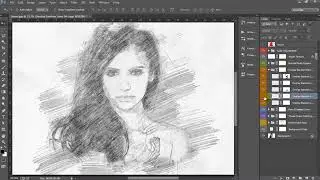 Tutorial  Pencil Sketch Art Photoshop Action
