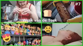 BANANENBROOD BAKKEN, MIJN FUNKO POP COLLECTIE & DOOD MOE 🍌 - Week van de Teek 2021 #7 | VLOG