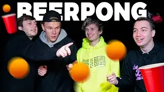 HRAJEME BEERPONG!😂 | @Morryeej@BoTmAnGOD@lipomeister