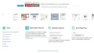 Using the Wayback Machine