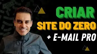 Como criar site do ZERO muito fácil (+ E-mail PRO Grátis) | Seu site ultrarrápido! 🚀