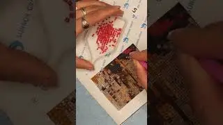 Выкладываю алмазную вышивку, квадрат номер 8