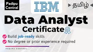 IBM Data Analyst Professional Certificate | Tamil