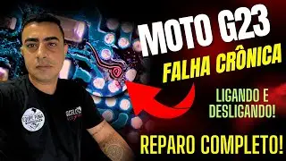Moto g23 Falha Crônica Ligando e Desligando Sozinho! Resolvido!