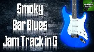 Smoky Bar Blues Jam Track in G 🎸 Guitar Backing Track