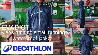 DECATHLON EVADICT RUNNING & TRAIL RUNNING WATERPROOF JACKET