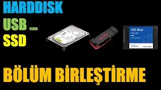 Harddisk Bölüm Birleştirme Nasıl Yapılır? SSD Bölüm Birleştirme, USB Bölüm Birleştirme Veri Kayıpsız
