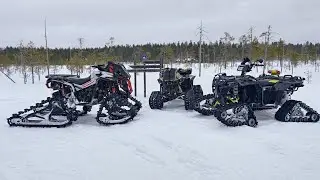 FreeRide AREA 2024 Kuhmo Romuvaara #canam #polaris  #backcountry #tracks @wuoksioffroad